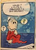 Popeye - Original Artwork (Painting) For TV Comic Holiday Special Investment Collectors Piece