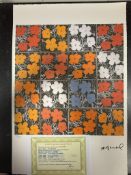 Andy Warhol, Original, Lithograph, Limited Edition, Plate Signed, Framed