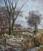Donald Shearer Signed Oil, Scottish Highland Landscape 