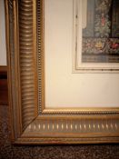 Framed and Glazed Wallpaper Sample From The Crystal Palace Great Exhibition 1851