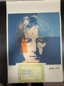 Andy Warhol, Original, Lithograph, Limited Edition, Plate Signed, Framed