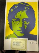 Andy Warhol, Original, Lithograph, Limited Edition, Plate Signed, Framed