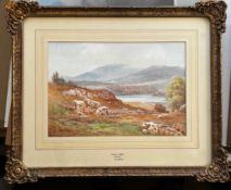Elliot M Marten British 1886-1901 Signed Watercolour Glyn of Cader