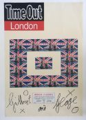Gilbert & George (b.1943 & 42) Italian & British, Signed,Time Out London, Bridge Flagsky Ltd Ed 2...