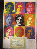 Andy Warhol, Original, Lithograph, Limited Edition, Plate Signed, Framed