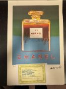 Andy Warhol, Original, Lithograph, Limited Edition, Plate Signed, Framed