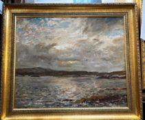 Herbet Royle Signed Scottish View Loch Leonsavy North Harris