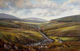 Victor Cirefice Signed Oil River Dunn Co Antrim