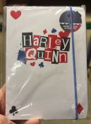 80pcs - Harley Quinn DC licensed notebook - Half Moon Bay stock - rrp £14.99 - 80pcs in lot