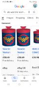 10pcs - WonderWoman Biscuit barrel licensed - Half Moon Bay stock - rrp £24.99 - 10pcs in lot