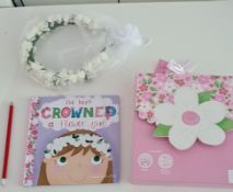 100pcs Brand new sealed Flower Girl set - with Book and Flower garland and box set