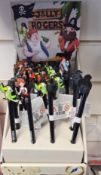 100pcs Brand new Puckator brand Pirate pen in display stand rrp £2.99 - 100pcs in lot