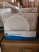 10pcs Easy Living Dinner service - assisted bowl , , cutlery ., grip mat , guard in box - rrp £14...