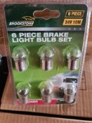 10pcs Brand new 6pc bulb set by Brookstone -