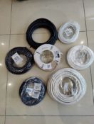 Flexible Cables Sealed. Various Sizes.