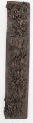 19th Century Carved Wooden Panel – Grapevine Motif