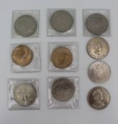 Collection of 10 £5 Five Pound Coins