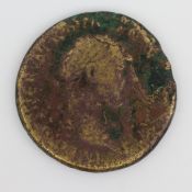 Roman Sestertius of Emperor Trajan (AD 98–117)