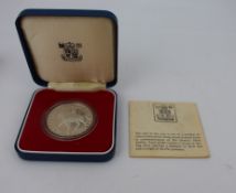 Royal Mint 1977 Sterling Silver Crown