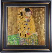 Gustav Klimt Certified 22ct Gold Limited Edition 
