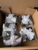 Lot of 5 Heart Shaped Fridge Magnets With Picture Frame and Clips. RRP £25
