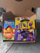 Assortment of 3 Mini Easter Eggs - All In Date. RRP £10