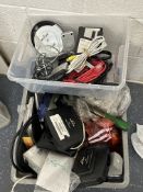 2 Boxes of Mixed Items To Inc: Cables, Tools, Test Equipment Etc