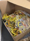 Huge Box of Fiber Optic Cables A Mix Of New and Used
