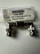 Keysight Agilent 1250-1859 Adapter-Coaxial Right-Angle Male-BNC