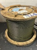 Huge Roll of Ex BT Fiber Optic Cable
