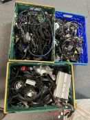 3 Boxes of Mixed Items To Include Electric Scooter Parts and Cables