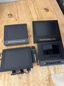 4x Video Monitors