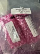 2x Keysight 1250-1404 Adapter-Coaxial Straight Jack-OSM Jack-OSN