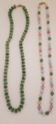 Pastel Stones and Jade Style Necklaces (2)