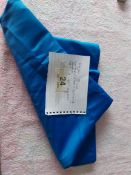 Blue Satin Wrap, Stole Or Scarf