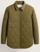 10 x Calvin Klein Jeans Men’s Lightweight Full Zip Quilted Jacket Olive - RRP £1150.00