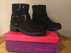 Dolcis “Davis” Ankle Boots, Size 3, Black - New RRP £49.00