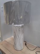 Libra Table Lamp Marble Effect