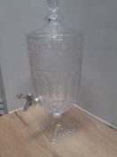Libra Cut Glass Drink Dispenser