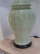 India Jane Cape Verde Green Table Lamp Base