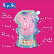 Pallet of Peppa pig shower/bath pouch 400ml