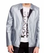 DKNY Rain Jacket Adjustable Length Vapor 2 In 1 Metallic Colour Size 40R BNWT RRP £240