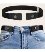 10 Packs of 2 No Trace Invisible Elastic Belt Unisex Comfortable