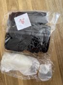 Adult Bedroom Fun Bed Restraints and Fluffy Butt Plug Set