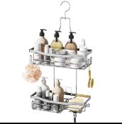 HapiRm Hanging Shower Caddy - No Drilling
