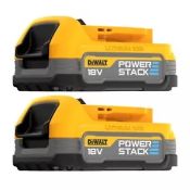 Lot of 2 x New Dewalt DCBP034-XJ 18V XR Compact Power Stack Lithium-Ion Battery