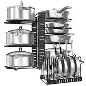 Housolution Kitchen Pan and Pot Organiser With Adjustable Dividers - RS-A0511/1