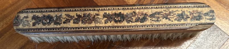 Tunbridgeware Dressing Table Clothes Brush