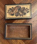 Tunbridgeware Small Stamp Box