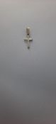 Silver Cross Shape Pendant/Charm/S.